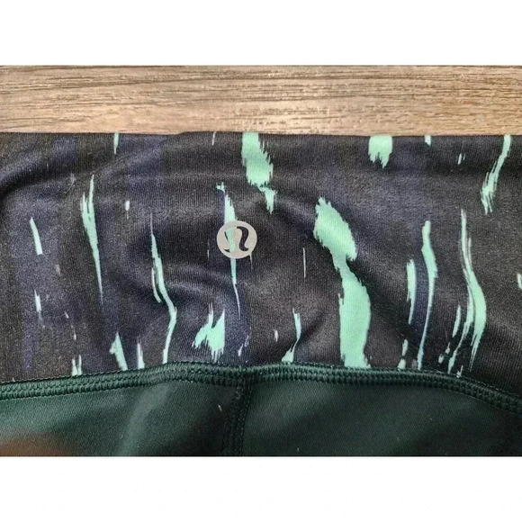Lululemon Leggings Womens Size 4 Green - Picture 3 of 7